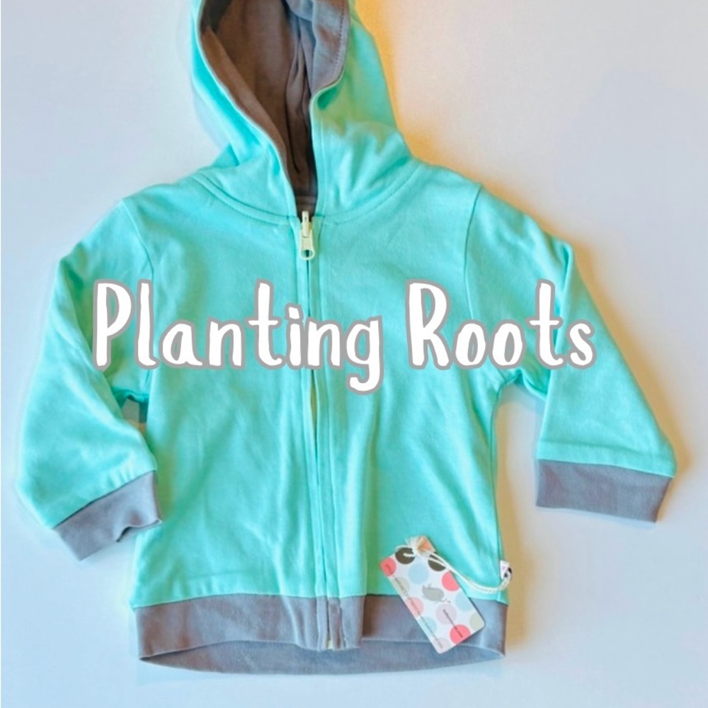 NWT Baby Soy Reversible Hooded Jacket 12/24m